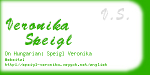 veronika speigl business card